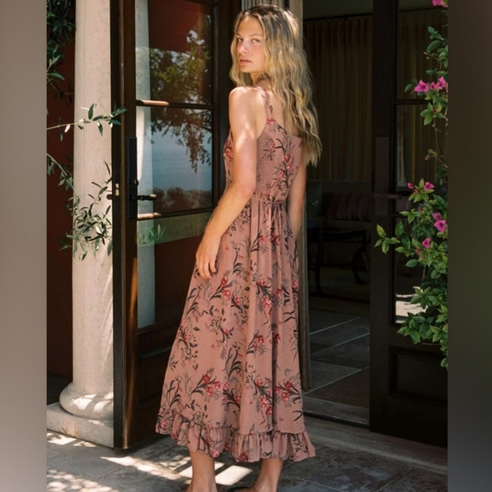 Christy Dawn Rosewood Floral High-Low Sundress - Picture 3 of 9